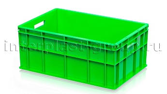 Ящик для молока, мяса, овощей и фруктов сплошной светло-зеленый в Новочеркасске Ящик для молока, мяса, овощей и фруктов сплошной светло-зеленый в Новочеркасске