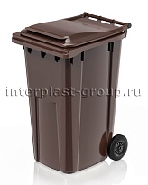 Контейнер для мусора 240 л коричневый облегченный 240 зеленый в Новочеркасске
