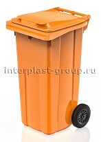 Мусорный контейнер 120 л оранжевый 120 оранжевый в Новочеркасске