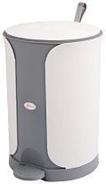 Контейнер для мусора Sтилъ с педалью 11 л серый 11 серый в Новочеркасске