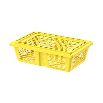 Ящик продуктовый универсальный желтый в Новочеркасске