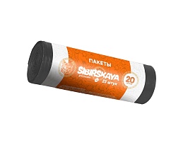 Мешки для мусора 20 л, черные, в рулоне 25 шт., ПНД, 6 мкм, 420х450 мм, SIBIRSKAYA, 101-001 S в Новочеркасске Мешки для мусора 20 л, черные, в рулоне 25 шт., ПНД, 6 мкм, 420х450 мм, SIBIRSKAYA, 101-001 S в Новочеркасске