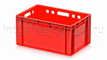 Ящик для мяса и колбасных изделий Е-3 красный в Новочеркасске