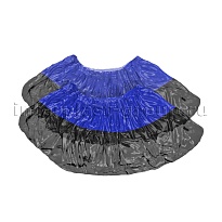 Бахилы сине-черные 1000 шт (500 пар), 54 мкм, двойная подошва, с одной резинкой, Прочные+ в Новочеркасске Бахилы сине-черные 1000 шт (500 пар), 54 мкм, двойная подошва, с одной резинкой, Прочные+ в Новочеркасске