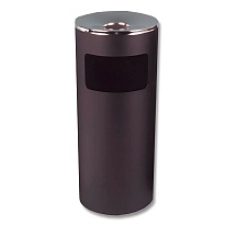 Урна металлическая с пепельницей, Титан, 29 л, черная, оцинкованная сталь в Новочеркасске