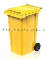 Контейнер для мусора 240 л желтый облегченный 240 желтый в Новочеркасске Контейнер для мусора 240 л желтый облегченный 240 желтый в Новочеркасске
