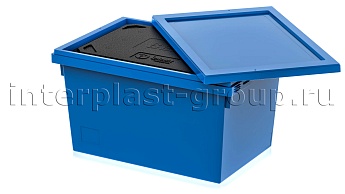 Изотермический контейнер KV 6432 в сборе с крышкой голубой в Новочеркасске