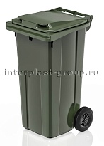 Мусорный контейнер 120 л зеленый в Новочеркасске