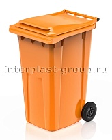 Контейнер для мусора 240 л оранжевый облегченный 240 оранжевый в Новочеркасске