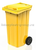 Мусорный контейнер 120 л желтый 120 желтый в Новочеркасске