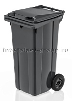 Мусорный контейнер 120 л серый 120 серый в Новочеркасске