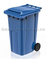 Контейнер для мусора 240 л голубой облегченный 240 голубой в Новочеркасске