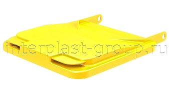 Комплект крышки для контейнера 120 л. желтая  желтый в Новочеркасске