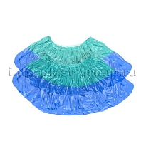 Бахилы бирюзово-синие 1000 шт (500 пар), 64 мкм, двойная подошва, двойная резинка, Особопрочные+ в Новочеркасске