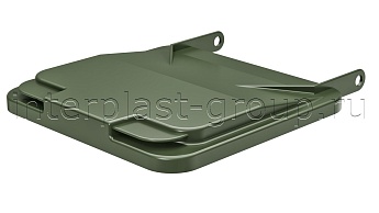 Комплект крышки для контейнера 120 л. зеленая  зеленый в Новочеркасске